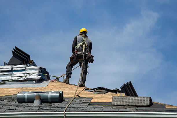 Professional Roofing technician working in Winder, GA